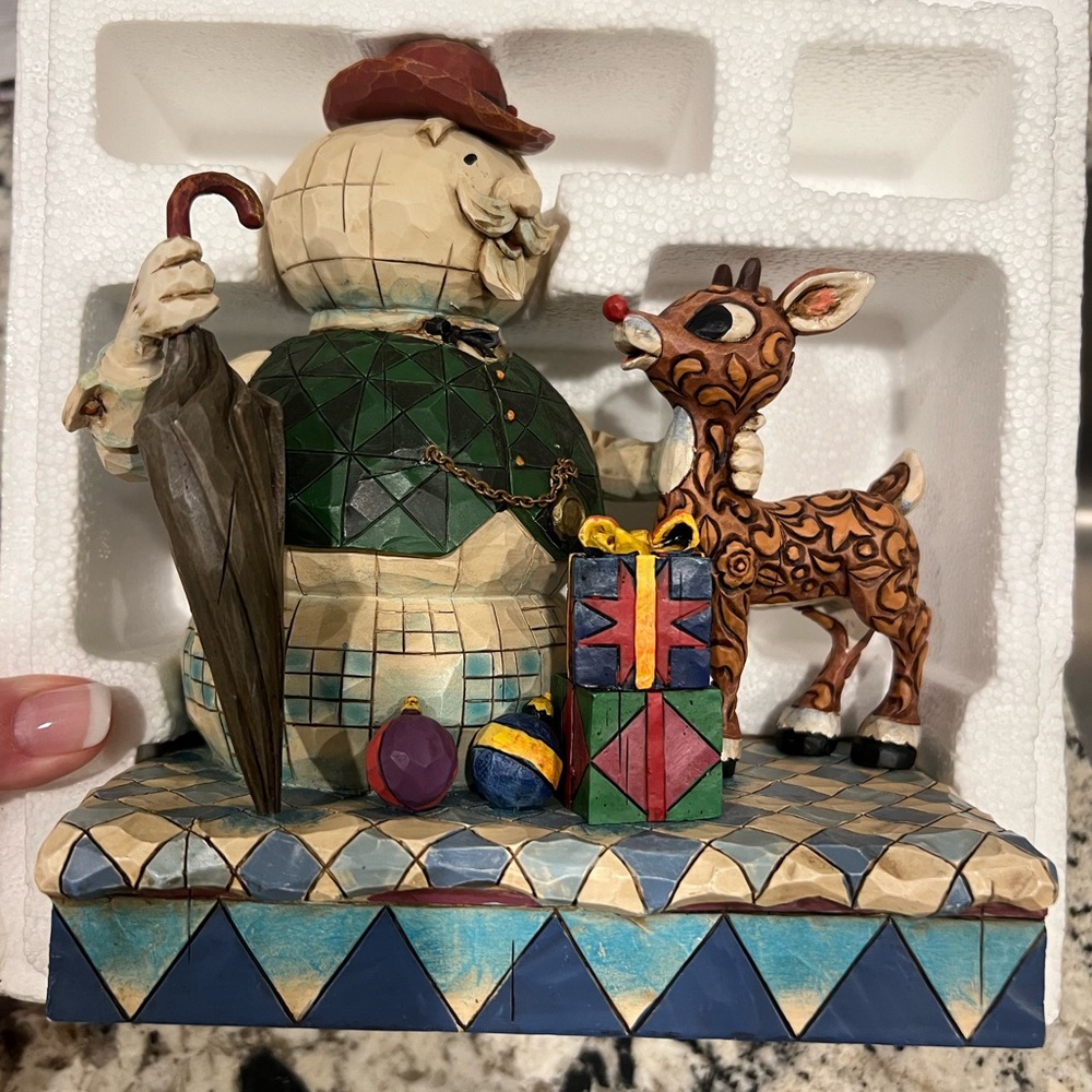 Rudolph Red Nose Reindeer Decor Jim Shore